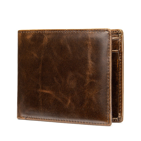 Men's Business Multi-card Wallet With Anti-magnetic Leather Wallet - Dazpy