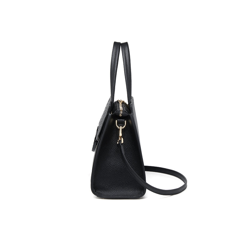 Elegante handgefertigte Lederhandtasche