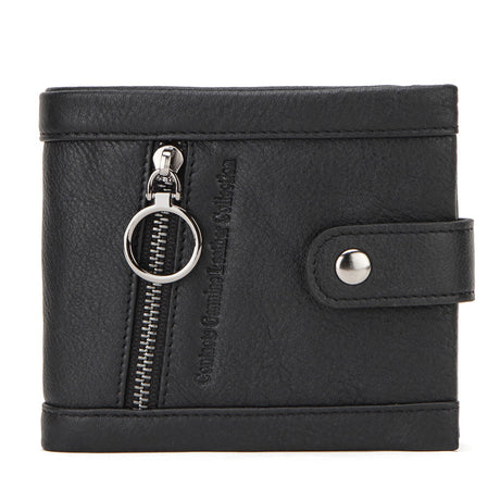 RFID anti-theft brush leather trendy men's wallet - Dazpy