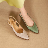 Schicke Slingback Pumps aus Leder