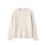 Oversized Cable Knit Sweater for Men