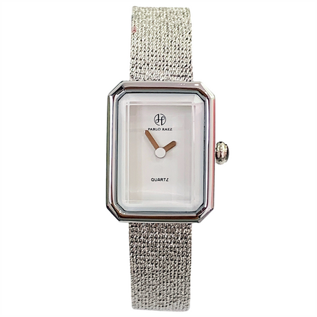 Square Dial Mesh With Delicate Quartz Watch Waterproof - Dazpy