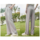 Pantalones casuales de pierna ancha esenciales