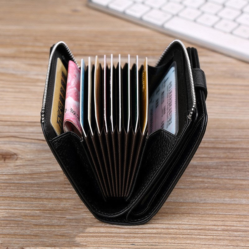 Men's real leather card holder - Dazpy