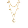 Personality Trend Star Moon Necklace - Dazpy