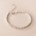 Women's Thai Silver Worn Beaded Bracelet - Dazpy