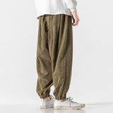 Men's Loose Plus Size Corduroy Harem Casual Pants