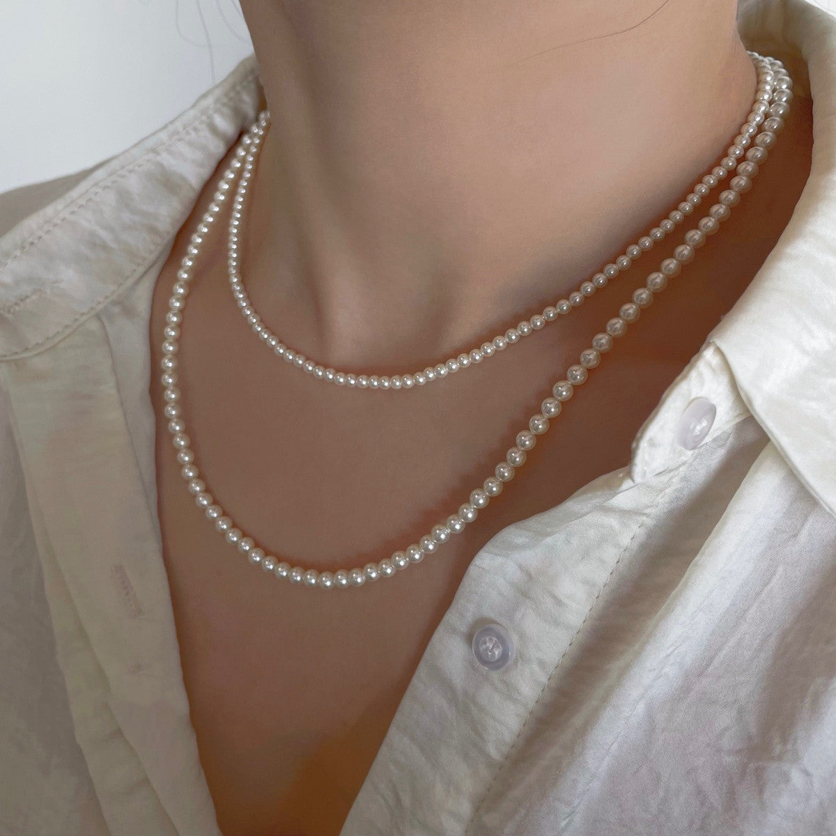 Women's Fashionable Natural Pearl Necklace - Dazpy