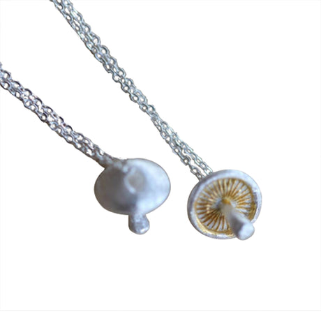 Fashion Two-color Mushroom Necklace For Women - Dazpy