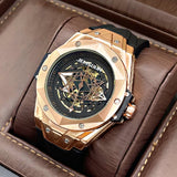 Men's Automatic Personality Skeleton Mechanical Watch - Dazpy