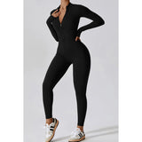 Women's High-Performance Zipper Long Sleeve Bodysuit