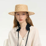 Elegant Handmade Raffia Sun Hat