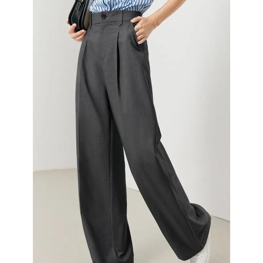 High-Waist Wide-Leg Trousers for Women