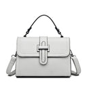 Elegante bolso bandolera y de hombro de piel auténtica