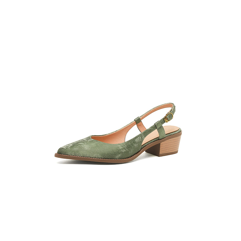 Schicke Slingback Pumps aus Leder