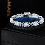 Jewelry Fashion Zircon Opal Bracelet - Dazpy