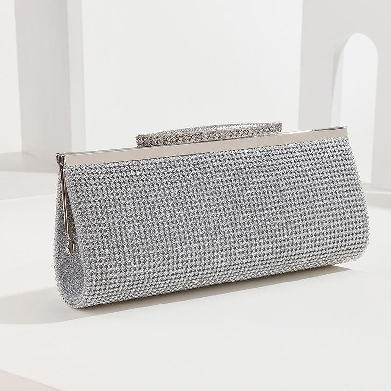 Clutch de noche con diamantes de imitación de Glamorous para mujer