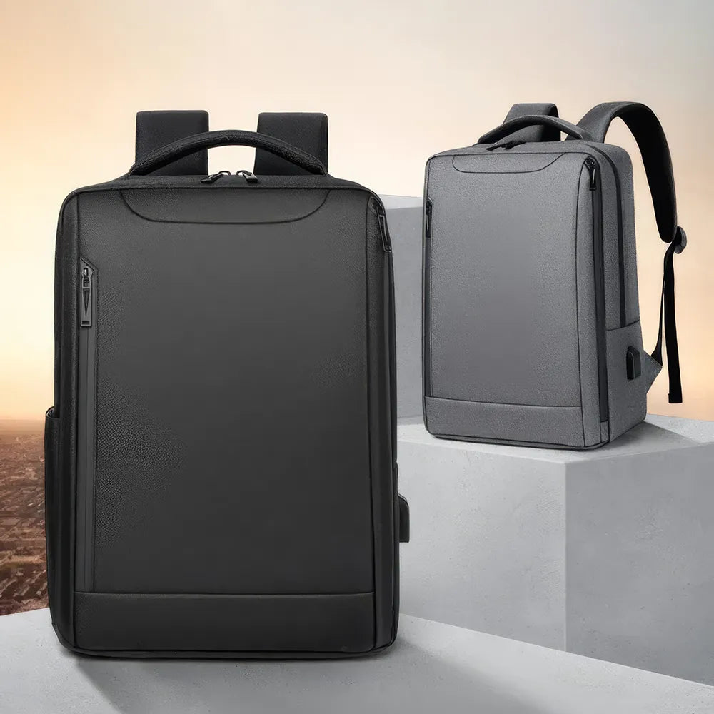 Diebstahlsicherer, wasserdichter Laptop-Rucksack mit USB-Aufladung