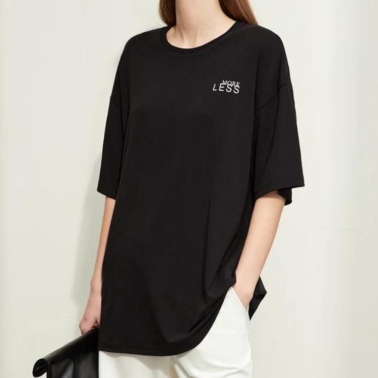 Women's Mid-Length Casual Print Tee