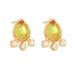 Earnail Set Women's S925 Silver Plated 14K Gold Luxury Accessories - Dazpy