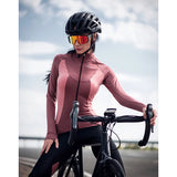 Chaqueta de ciclismo de invierno para mujer: forro polar resistente al viento, reflectante y térmica