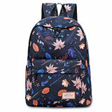 Fashion Printed Backpack Female Student - Dazpy