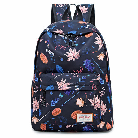 Fashion Printed Backpack Female Student - Dazpy