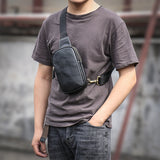 Men's Simple And Versatile Shoulder Bag - Dazpy