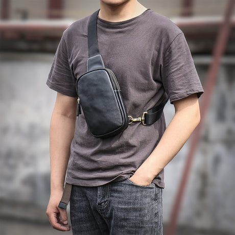 Men's Simple And Versatile Shoulder Bag - Dazpy