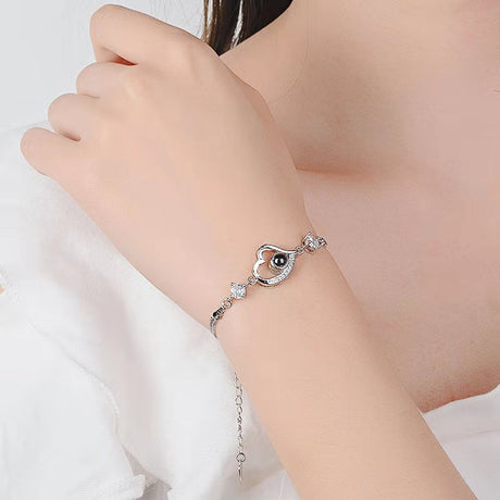 100 Languages I Love You Projection Bracelet For Women - Dazpy