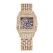 Square Full Star Leopard Diamond Women's Watch Quartz Women's Watch - Dazpy