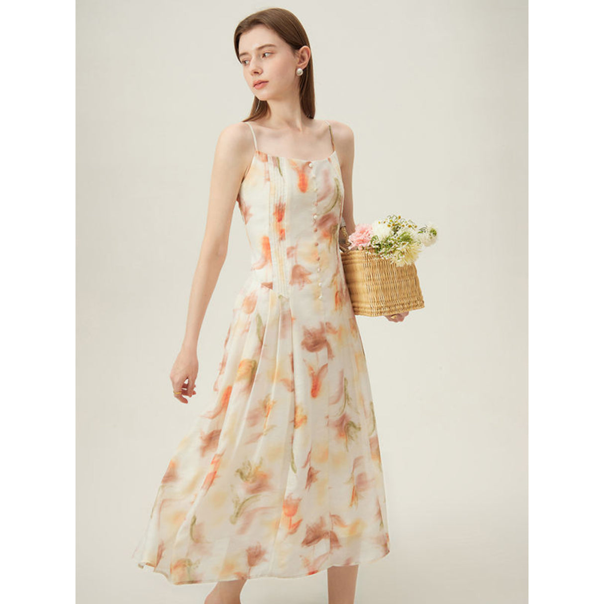 Floral Sleeveless Summer Dress