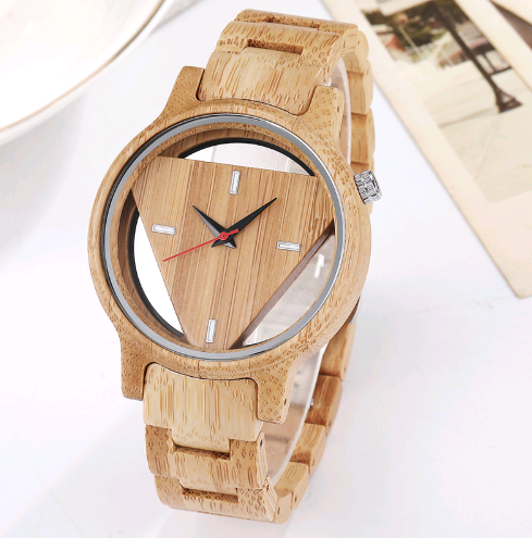 New wooden table creative hollow fashion wood watch - Dazpy