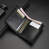 Leather wallet men's wallet - Dazpy