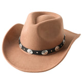 Verdickter Unisex-Cowboy-Fedora-Hut – Stilvolles Herbst- und Winter-Accessoire