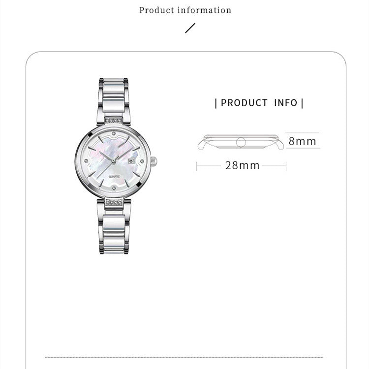 Elegant All-match Fashion Trendy Simple Special Interest Light Luxury Quartz Watch - Dazpy