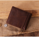 Antimagnetic leather men's wallet - Dazpy