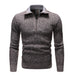 Men's lapel sweater