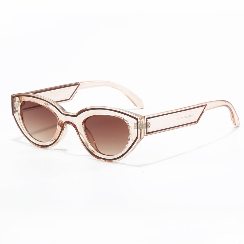 Gradient Candy Color Cat Eye Sunglasses