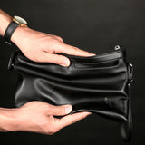 Men's soft leather clutch - Dazpy