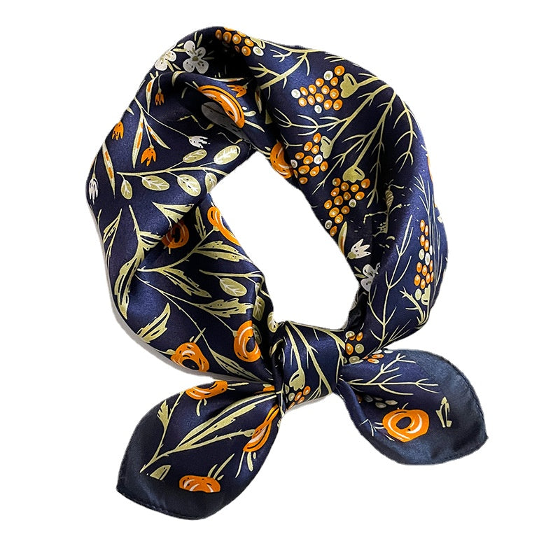 Luxurious Pure Silk Square Scarf