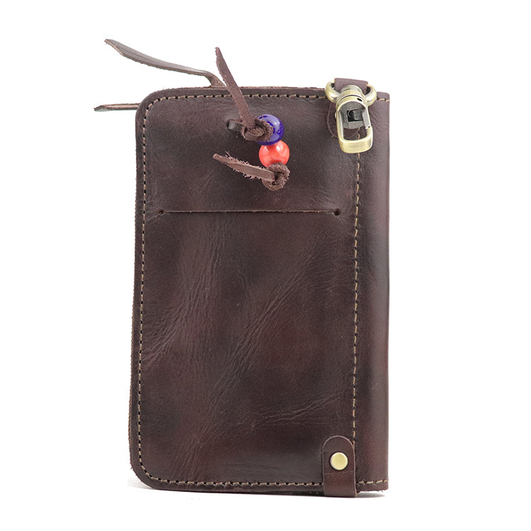 2-in-1 leather key card case - Dazpy