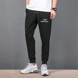 Closing loose leg pants men sweatpants