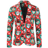 Christmas New Suit Three-piece Men's Casual