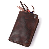 2-in-1 leather key card case - Dazpy