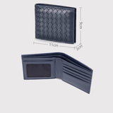 Leather woven wallet - Dazpy