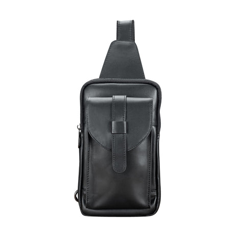 Fashion New Men's Leather Chest Bag - Dazpy