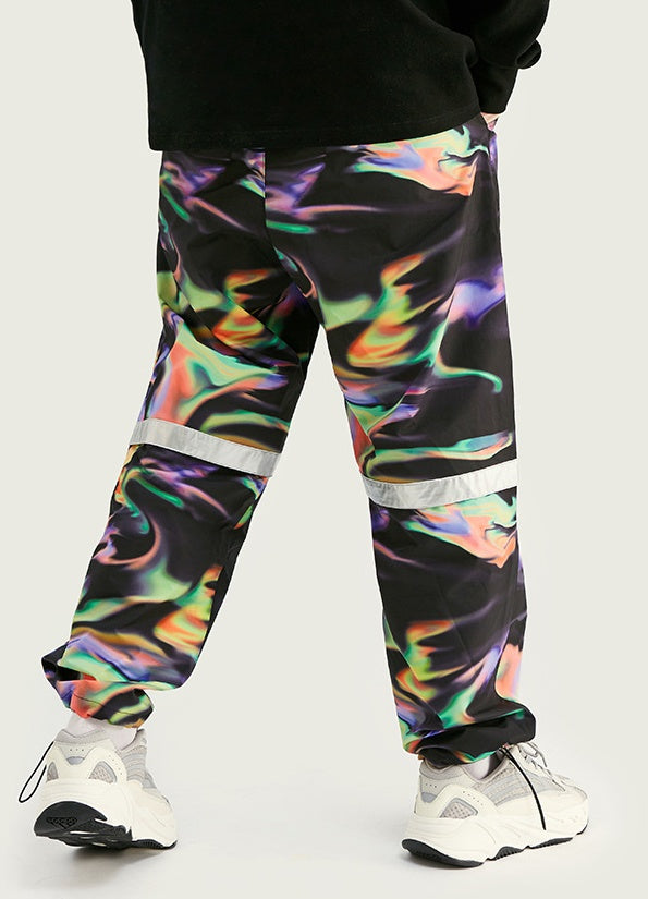 Buckle streamer sweatpants