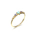 Retro Folding Dara Lima 925 Silver Natural Sea Pattern Tanzanite Ring - Dazpy