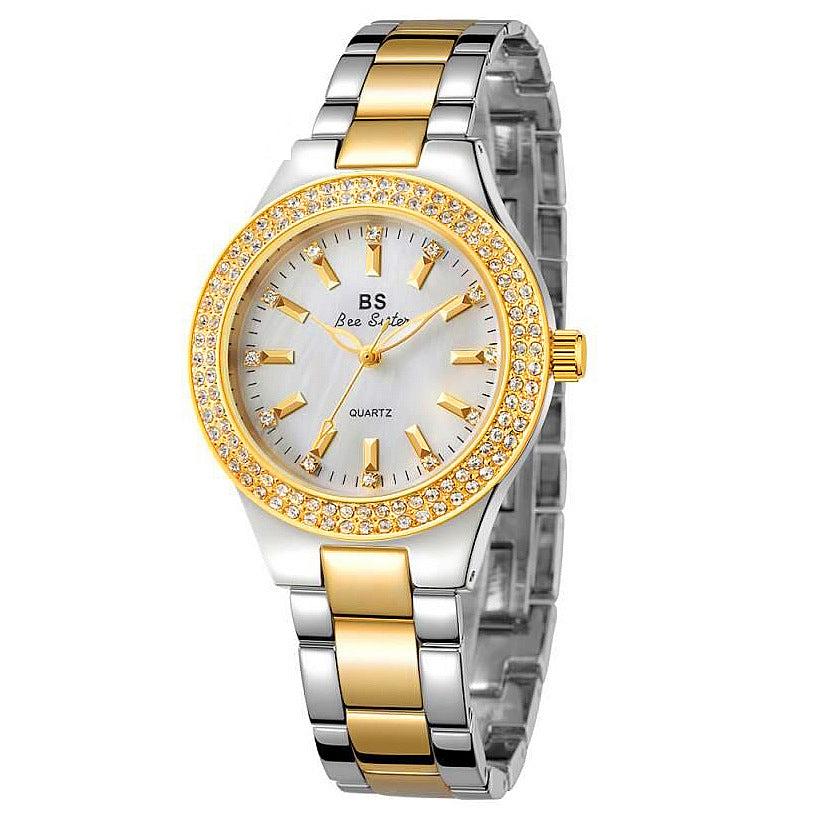 High-end linked watch full diamond female watch - Dazpy